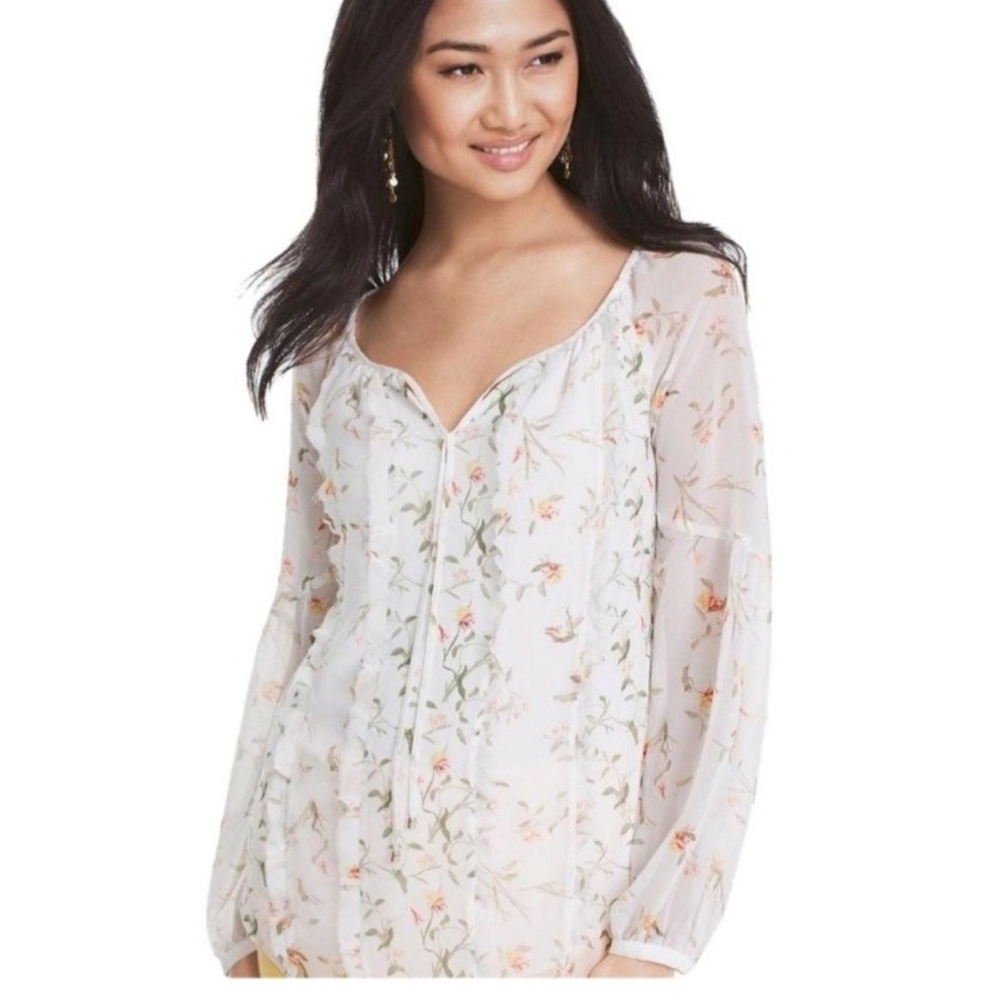 White House/Black Market Blouse 🤍